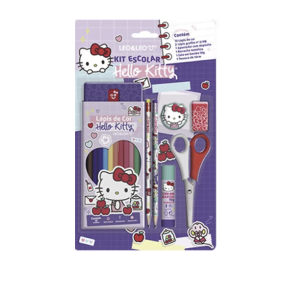 Kit Escolar Hello Kitty