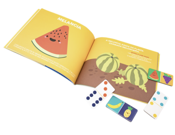 Livro com dominó tema Frutas (Todolivro) - Image 4