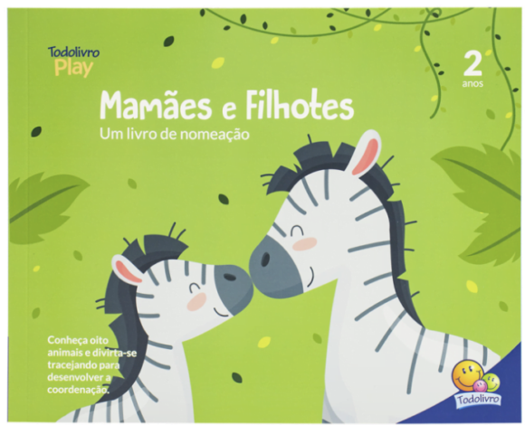 Livro com quebra cabeça tema Mamães e Filhotes Animais(Todolivro) - Image 3