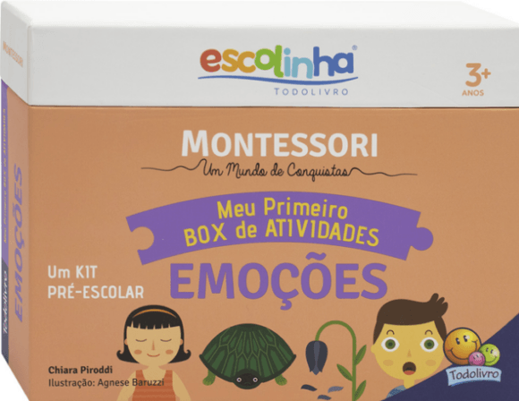 Escolinha MONTESSORI Meu Primeiro BOX de Atividades: Emoções