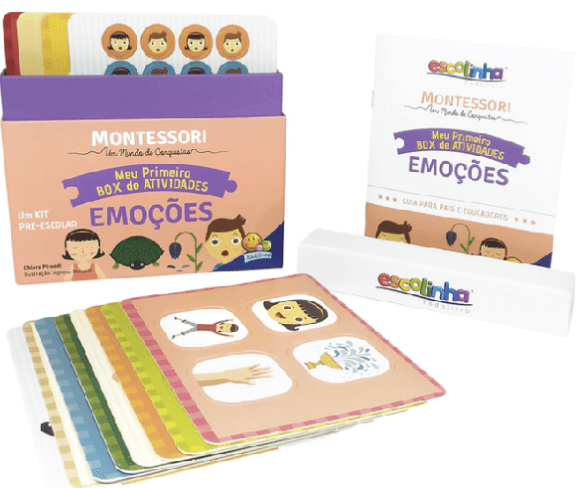 Escolinha MONTESSORI Meu Primeiro BOX de Atividades: Emoções - Image 3