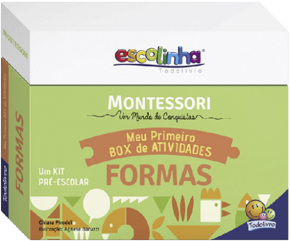 Escolinha MONTESSORI Meu Primeiro BOX de Atividades: Formas